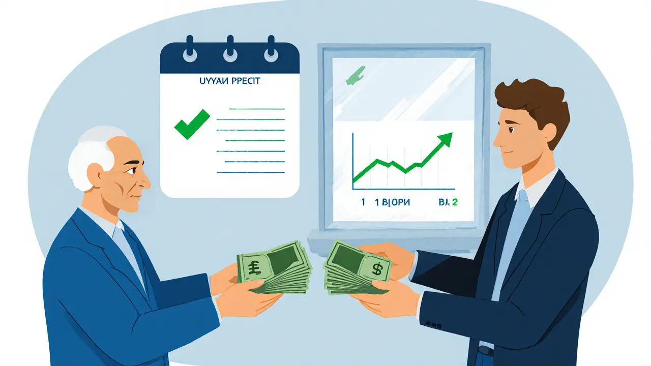 Руки передают деньги через окно банка Кубань Кредит с возможностью пополнения.