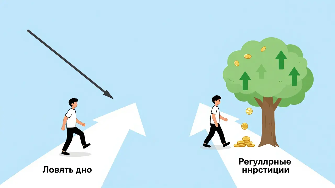 Два пути: один — ожидание, другой — регулярные вложения с ростом.