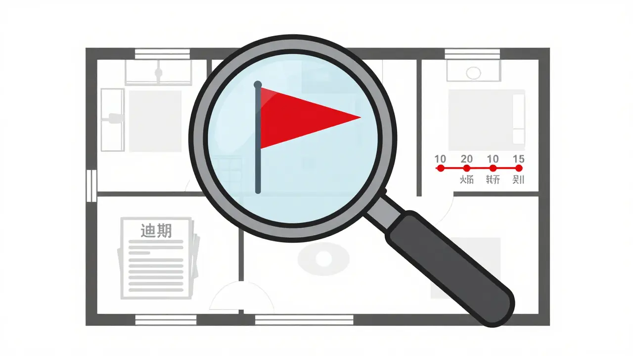 Лупа показывает скрытые проблемы в плане квартиры: перепланировку, долги и смену собственников.