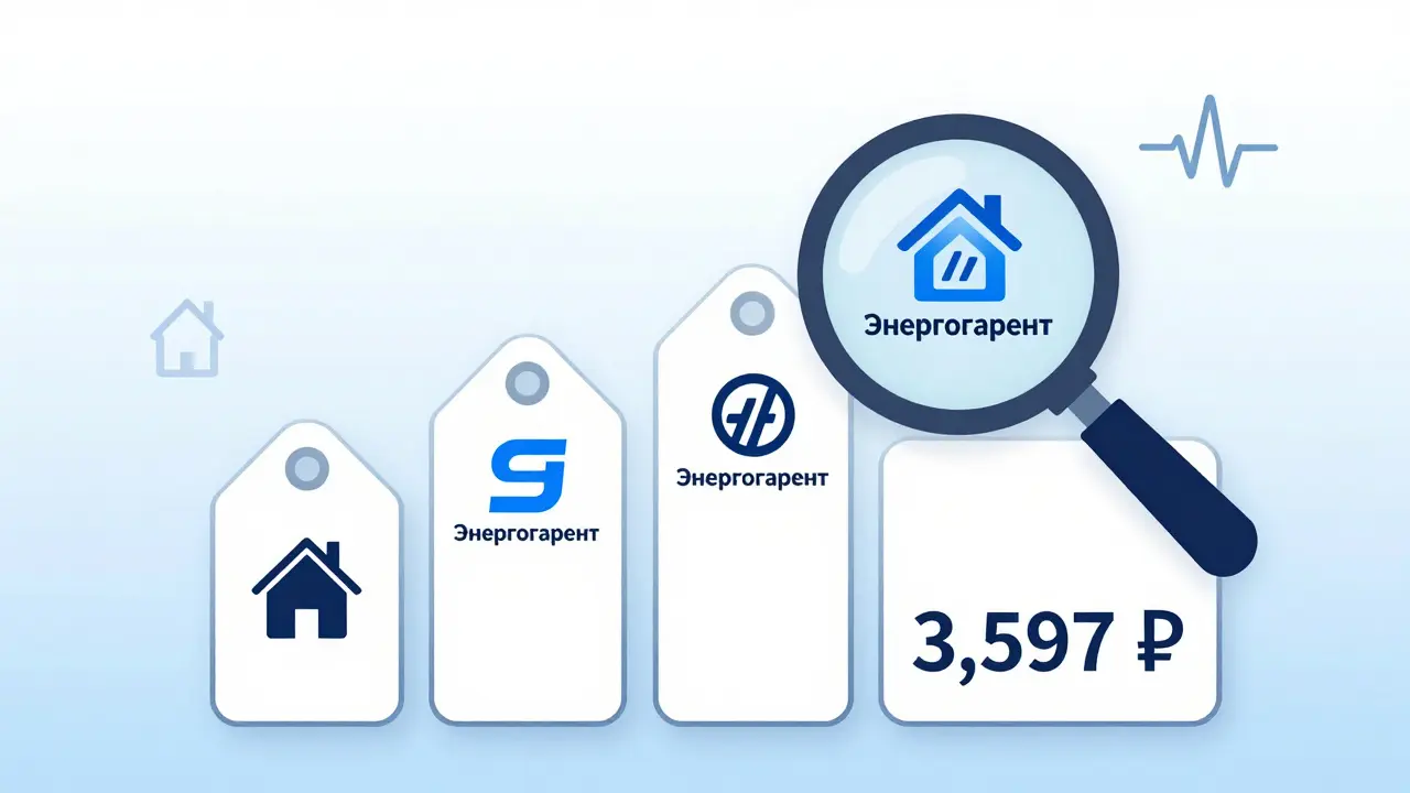 Пять страховых компаний, сравнение цен, Энергогарант — самый дешёвый вариант