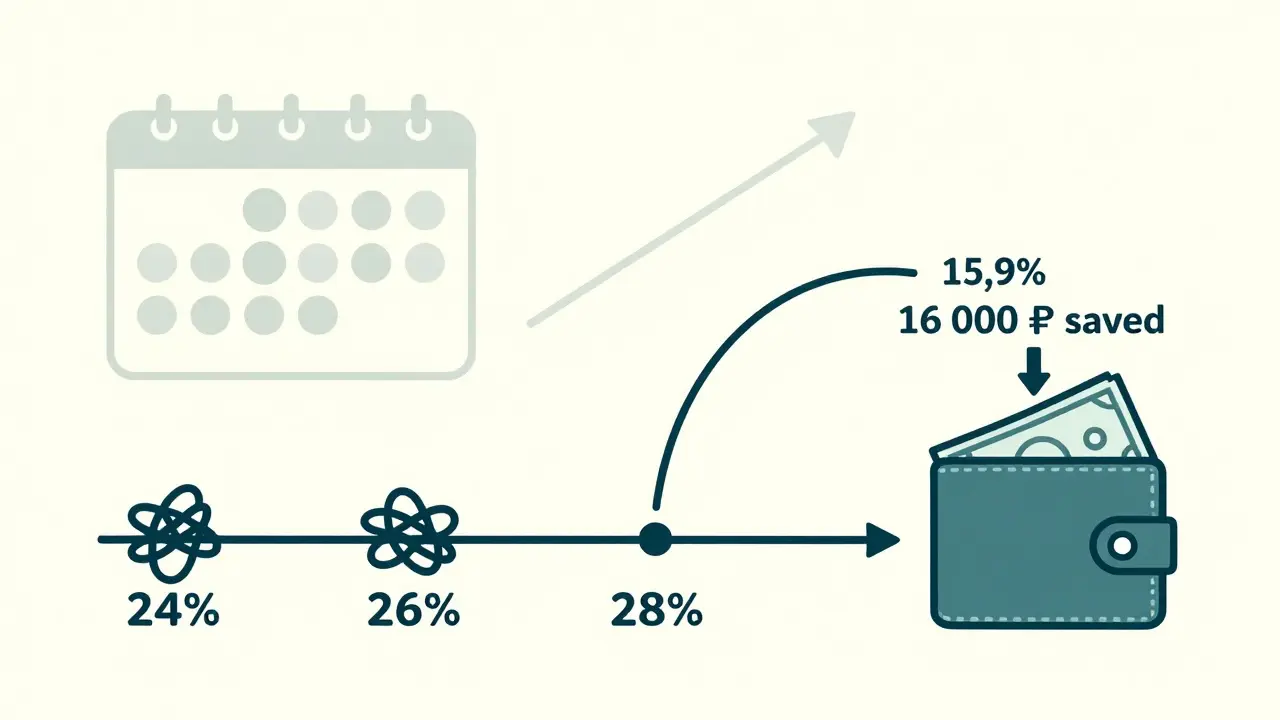 Три долговые веревки объединяются в одну снизившуюся ставкой, сэкономленные деньги.