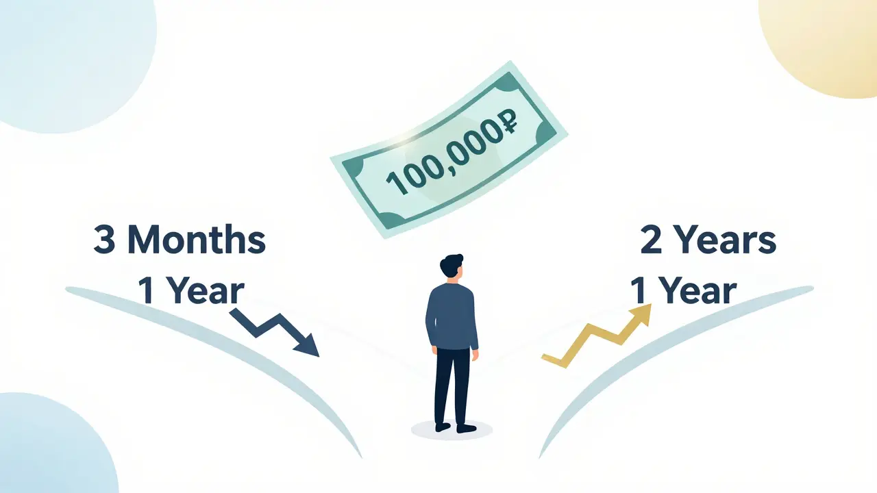 Срок вклада: как выбрать между краткосрочными и долгосрочными депозитами в 2026 году