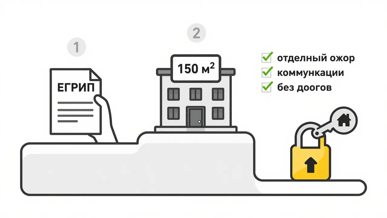 Три этапа получения ипотеки ИП: документы, объект, одобрение с ключом.