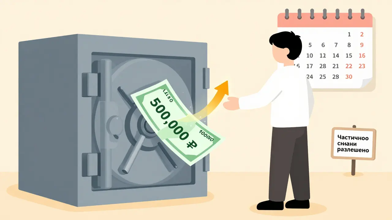 Вклады с возможностью частичного снятия: гибкость или потеря доходности в 2026 году