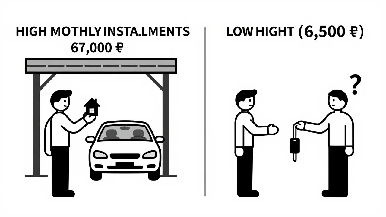 Два пути: один ведёт к владению машиной, другой — к возврату ключей после трёх лет.