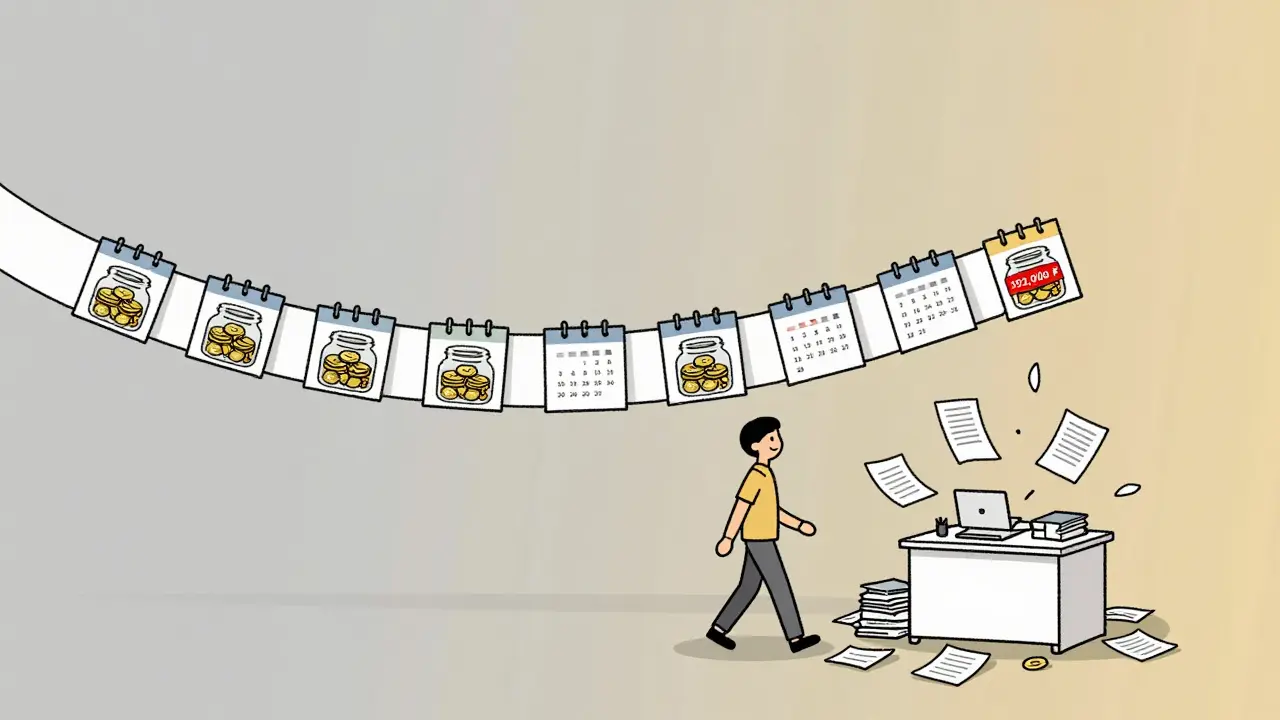 Годовой накопительный путь: 12 банок и одна большая — 192 000 рублей без стресса.