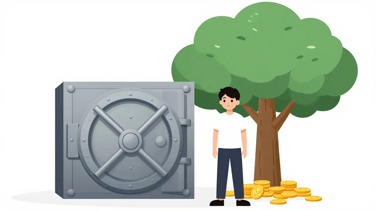 Молодой человек получает доступ к своему капиталу