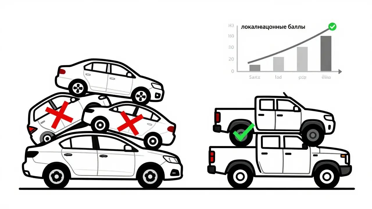 Сравнение запрещённых иномарок и разрешённых российских моделей для такси.